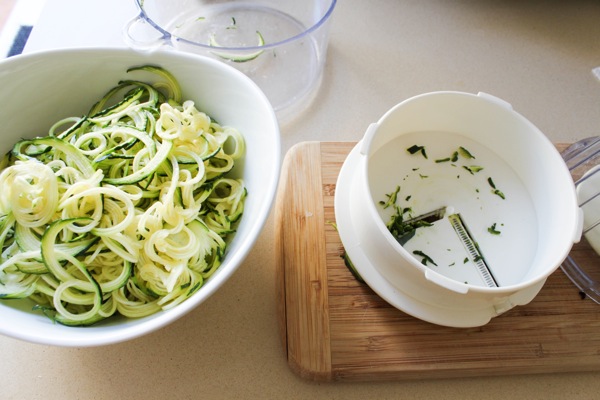 Spiralized Veggie Noodles with Creamy Coconut Basil Sauce - Cook Love Heal  with Rachel Zierzow