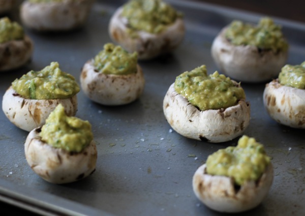 vegan stuffed mushrooms 