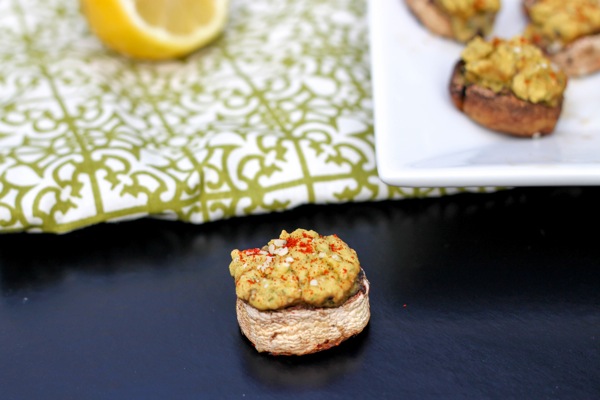 vegan stuffed mushroom