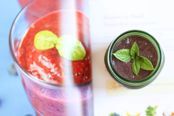 Blueberry basil smoothie  1 of 1