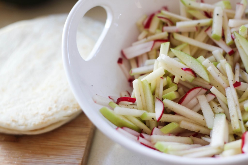 apple radish slaw