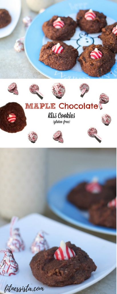 Gluten-free Maple Chocolate Kiss Cookies