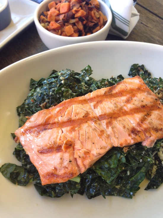 Kale salmon happiness