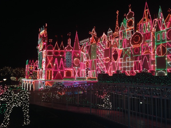 Lights at small world