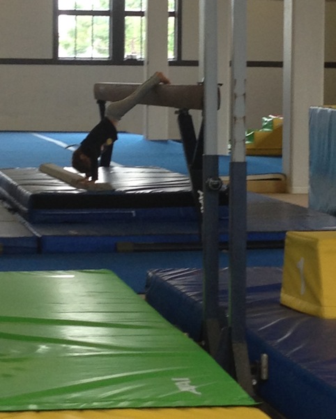 Tiny gymnast