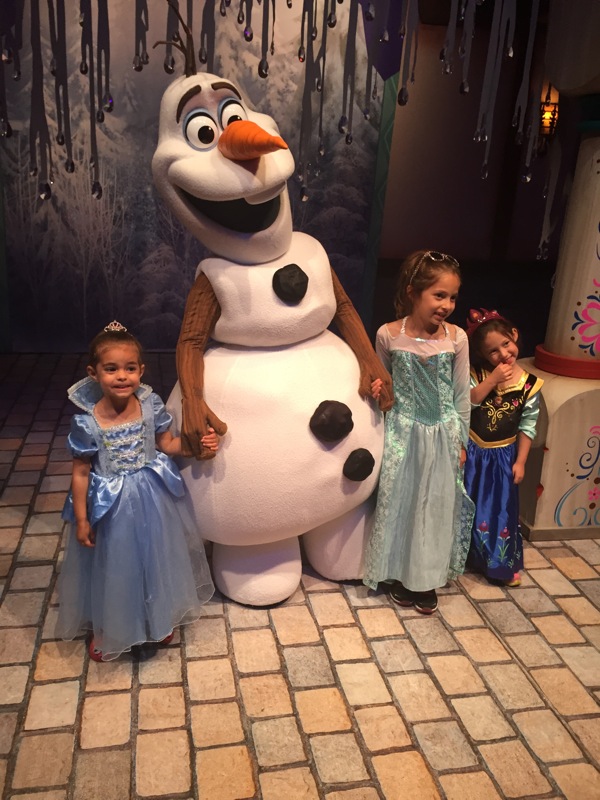 Cousins with olaf