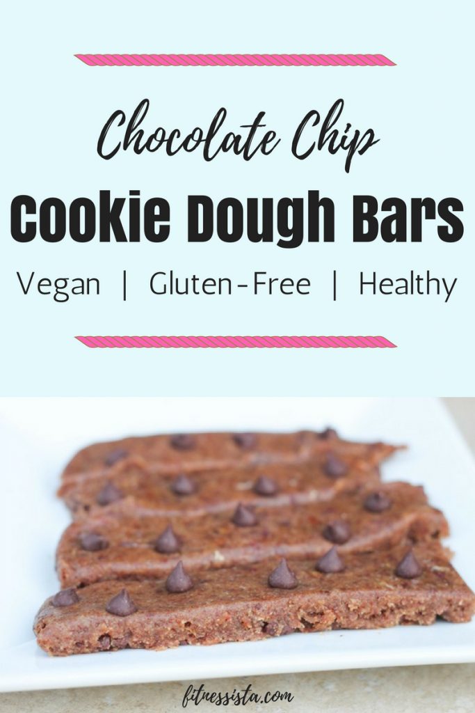 Chocolate Chip Cookie Dough Bars