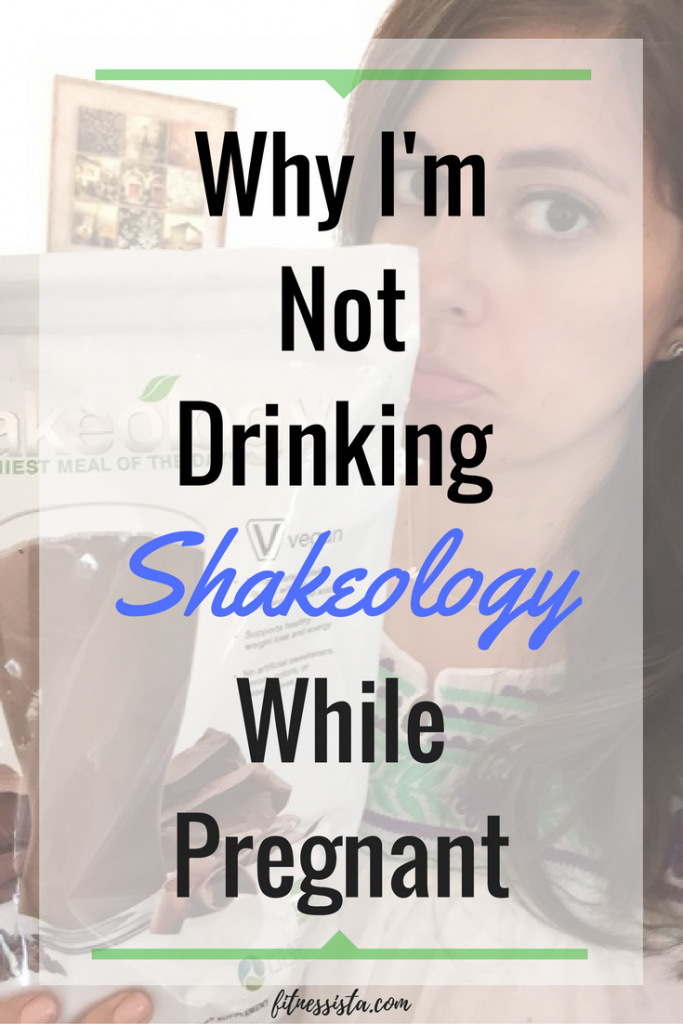 Here's my sad face over skipping Shakeology While Pregnant