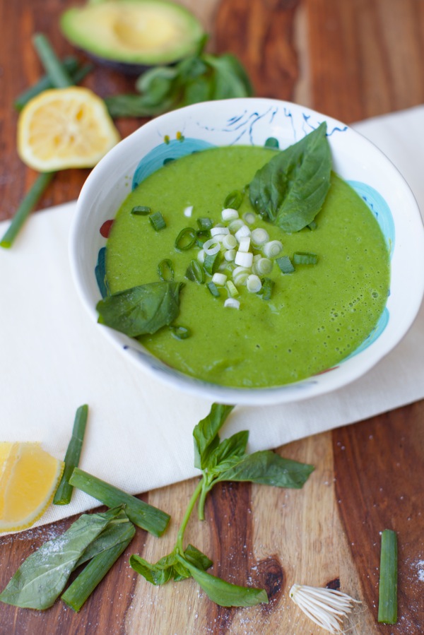 Zesty Zucchini Basil Soup