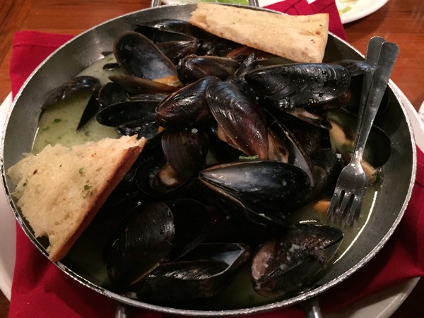 Black mussels