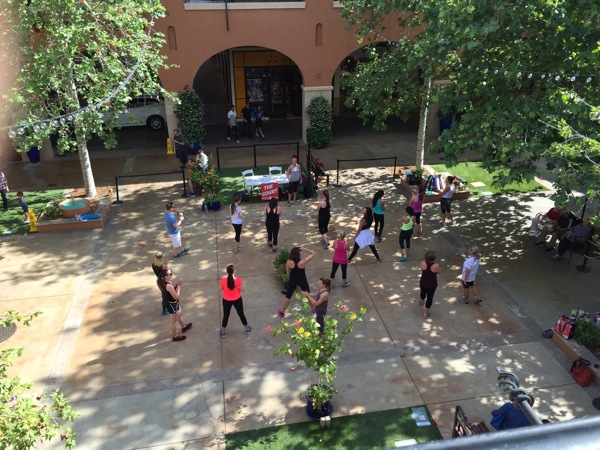 Zumba at la encantada