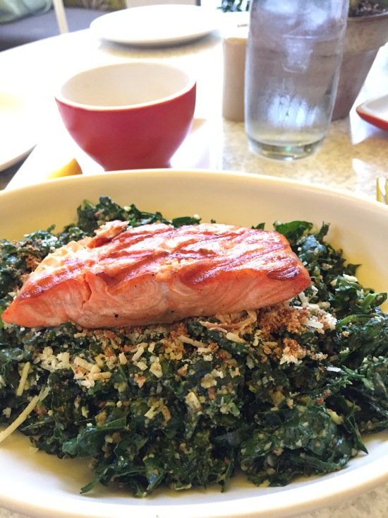 Kale salad at true