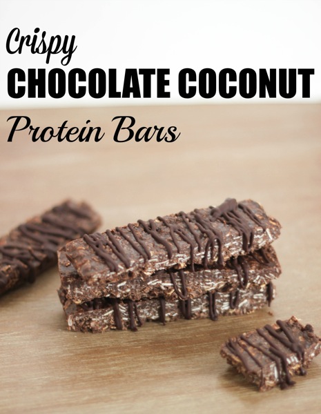 Chocolate coconut protein bars