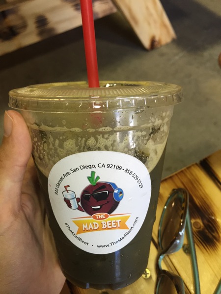 Mad beet green juice