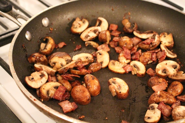 Mushrooms and bacon  1 of 1
