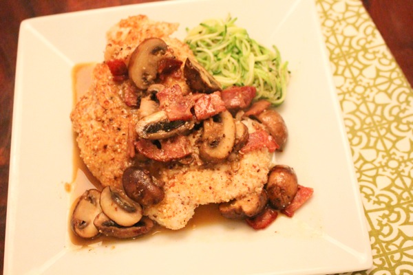 Pan fried balsamic mushroom chicken  1 of 1