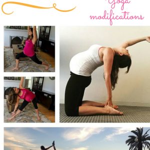 Prenatal yoga modifications