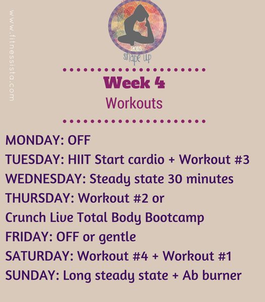 Ssu2015 week 4 workouts