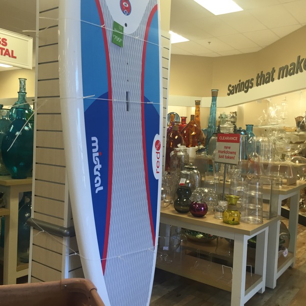 Paddleboard at home goods