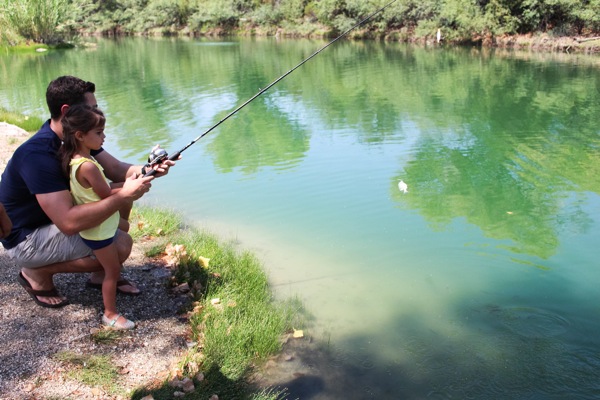 Tom and liv fishing  1 of 1