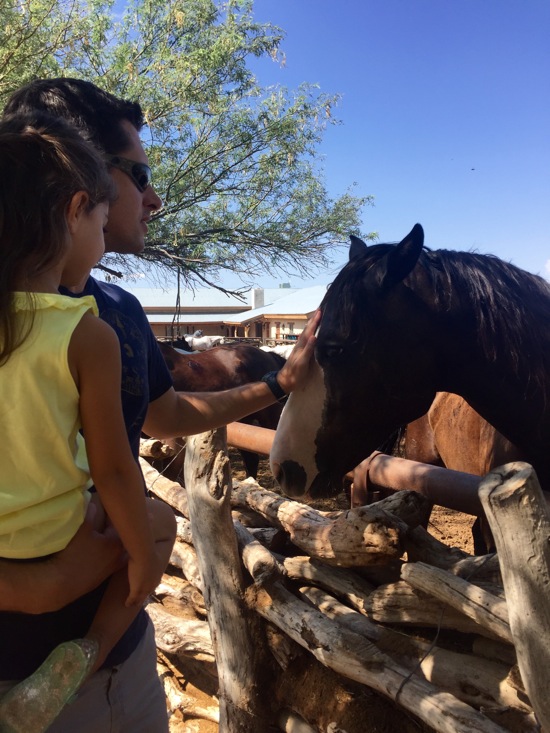 Tom and liv w the horse