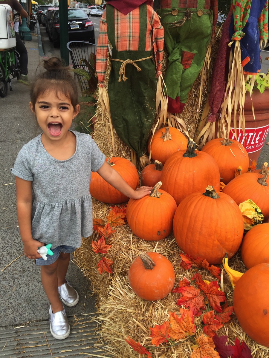 Liv w little italy pumpkins