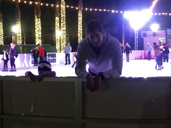 Ice skating