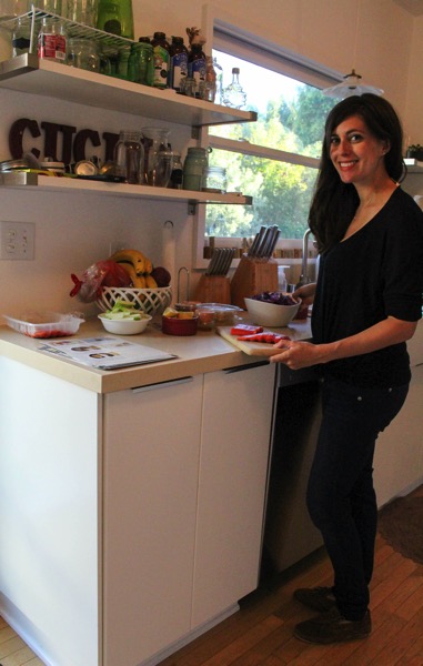 Making blue apron