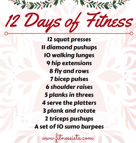 This one's for my fitness babes. Day 3 of my 12 days of holiday