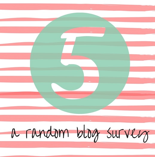 FIVE A Random Blog Survey thumb