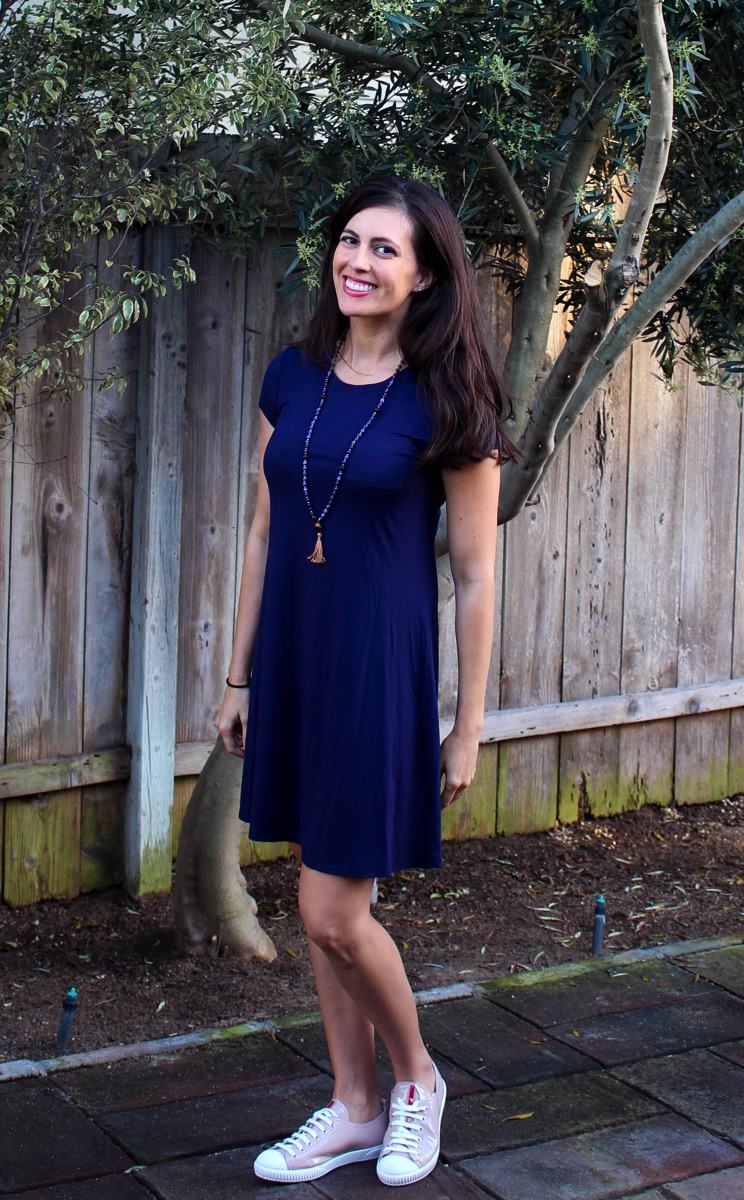 Navy Stitch Fix dress