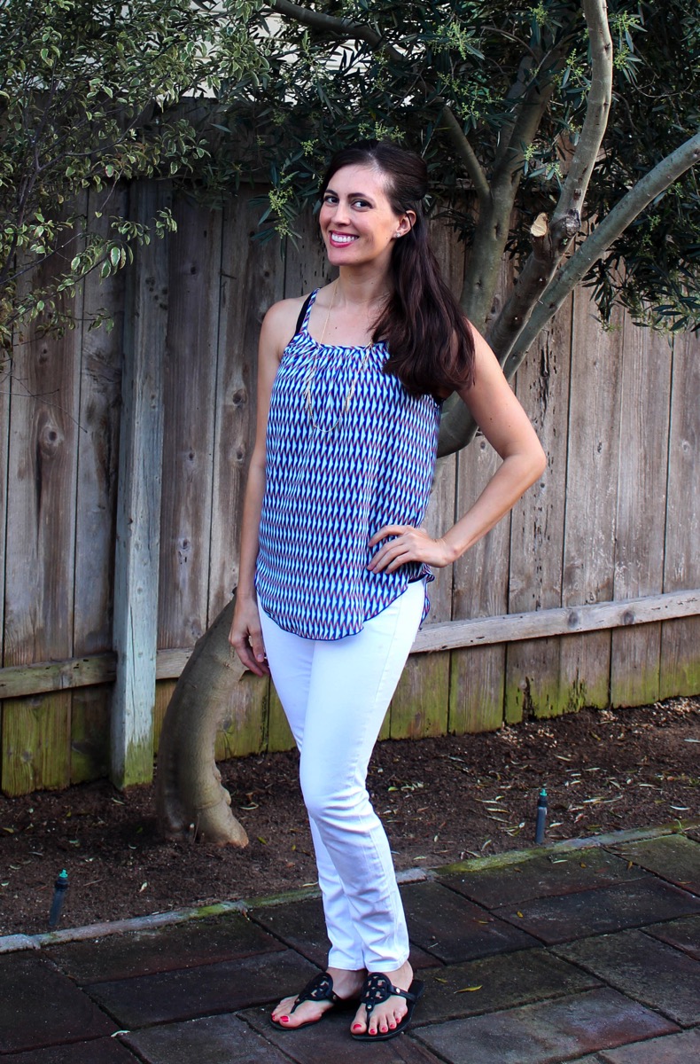 Printed cami Stitch Fix keeper