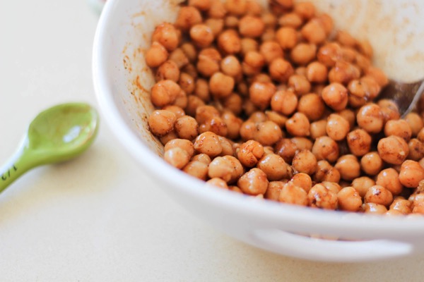 Bbq roasted chickpeas