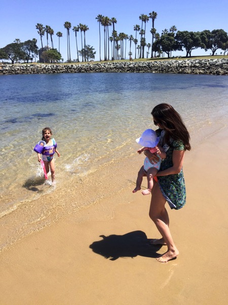 First beach day