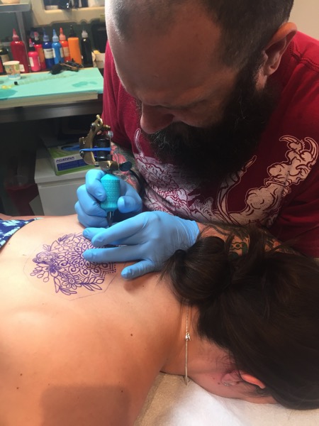 My first tattoo experience at Buju