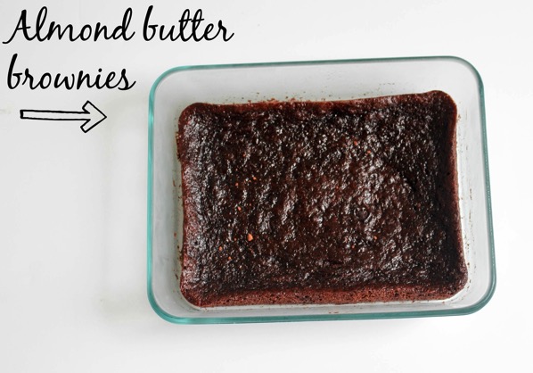 Almond butter brownies