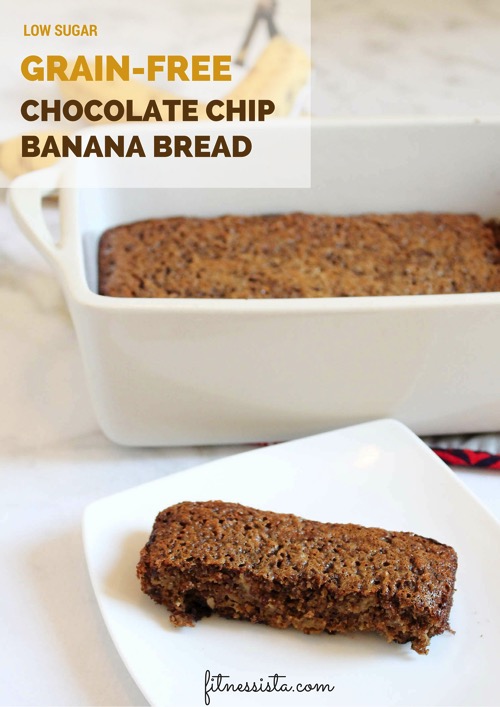 Grain free chocolate chip banana bread