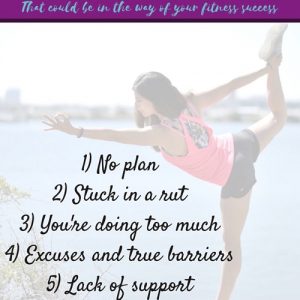 5 things that could be standing in the way of your goals, and what to do about it. www.fitnessista.com