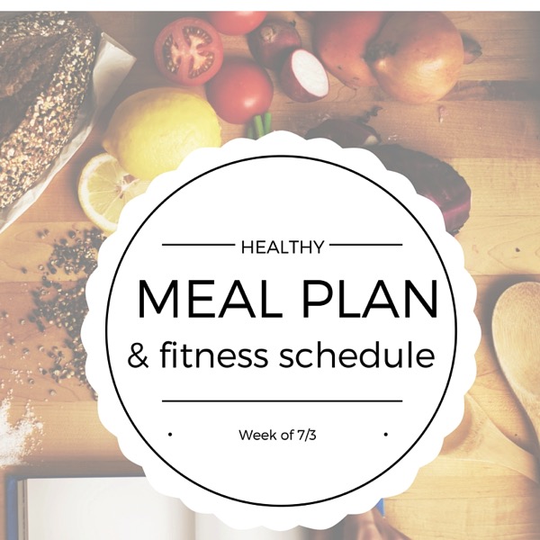 Healthy and balanced meal and fitness plan