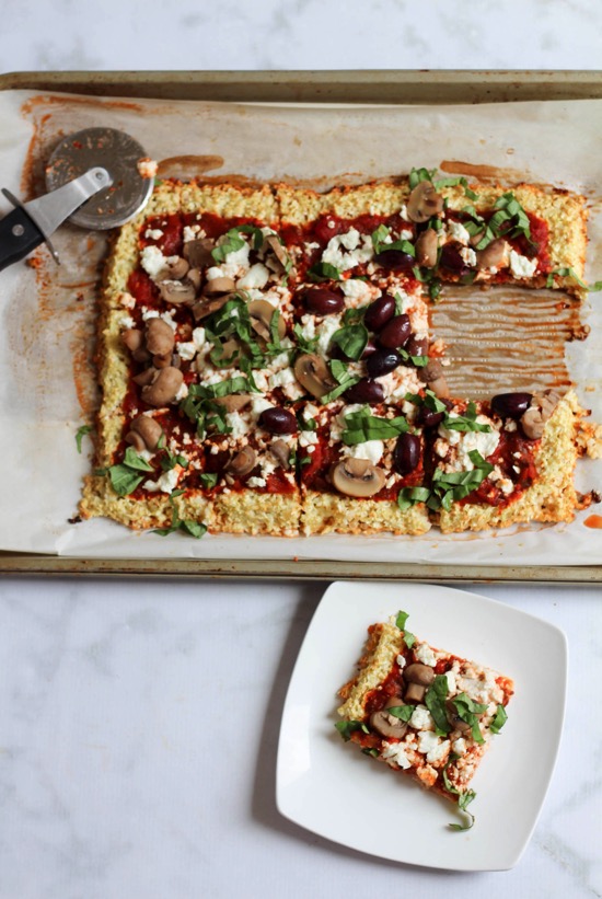 Cauliflower pizza