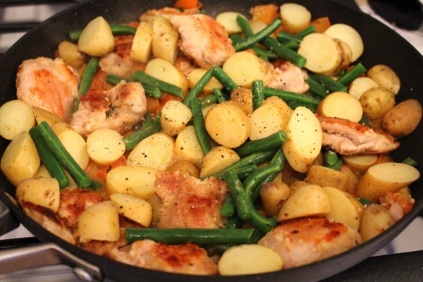 Chicken with potatoes