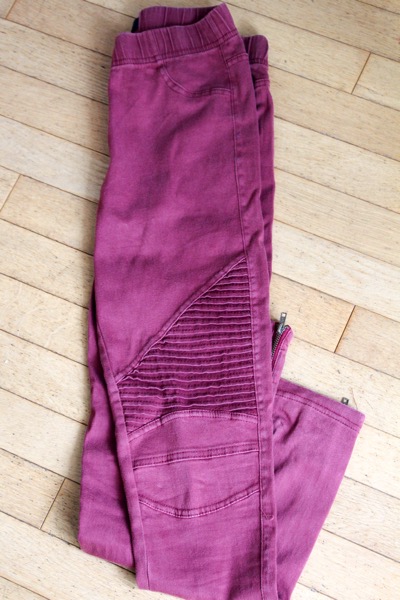 Burgundy pants