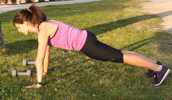 Holding a plank