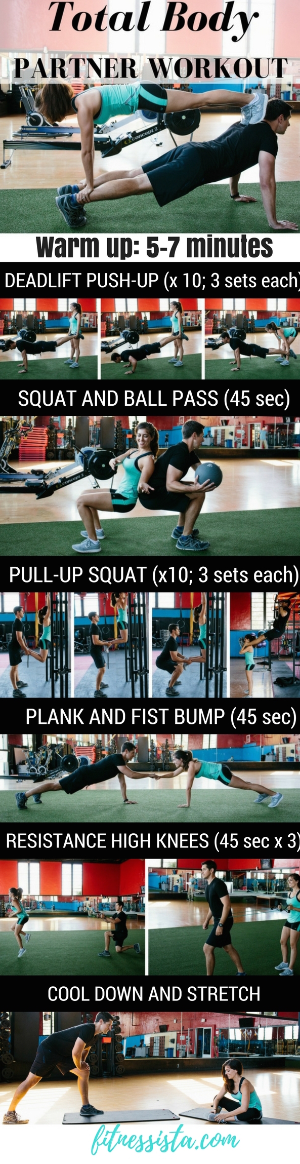 Total body partner workout