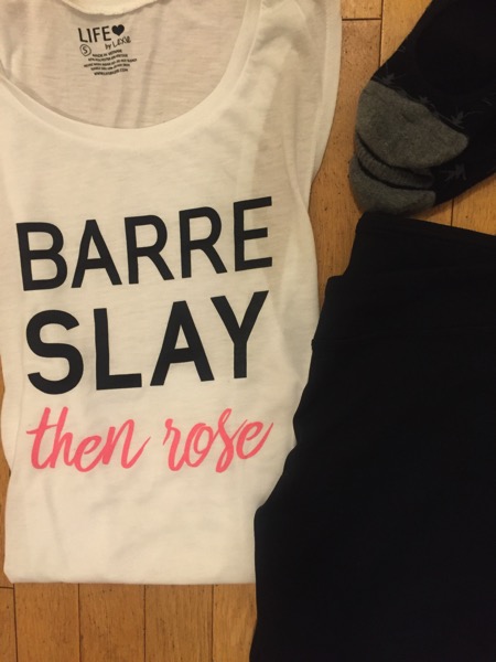 Barre slay then rose