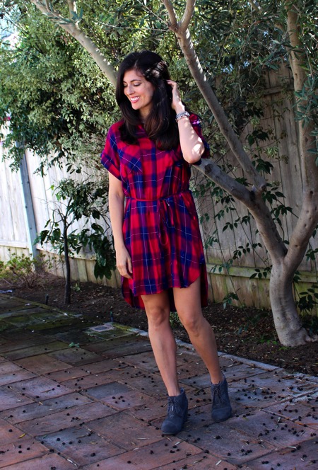 Rails plaid dress