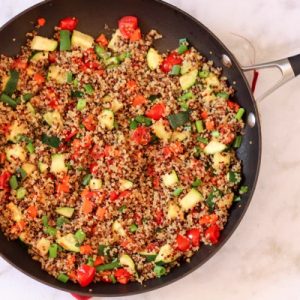 savory breakfast quinoa