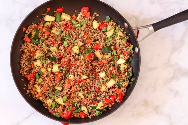 Savory breakfast quinoa