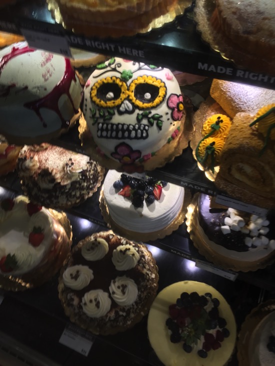 Sugar skull cake