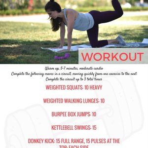 A workout focusing on lower body strength with cardio blasts to build a nice booty :) fitnessista.com